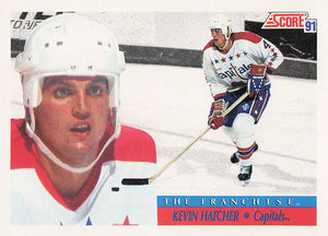 1991-92 Score Canadian English Hockey Kevin Hatcher #370