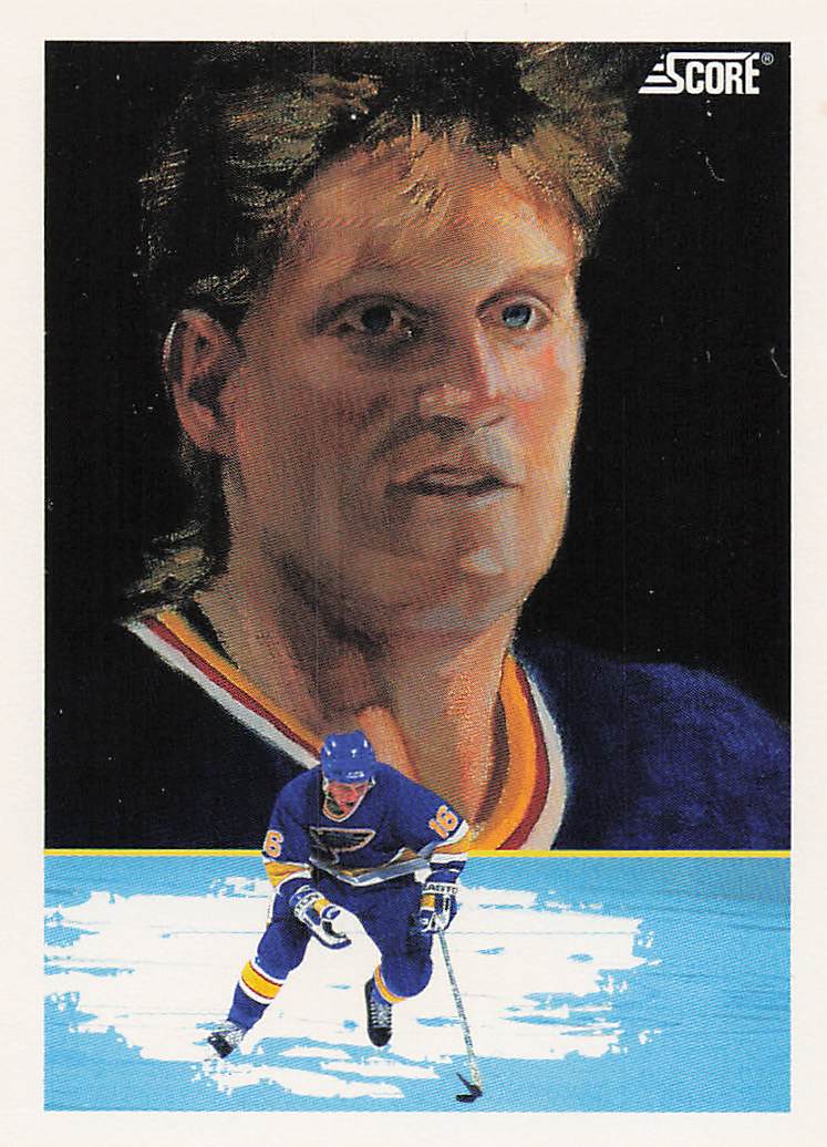 1991-92 Score Canadian English Hockey Brett Hull #377