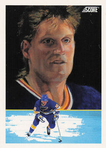 1991-92 Score Canadian English Hockey Brett Hull #377