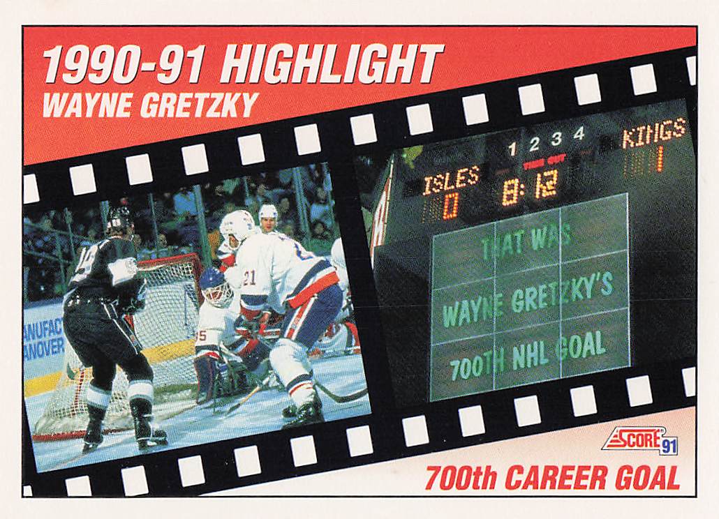 1991-92 Score Canadian English Hockey Wayne Gretzky #303