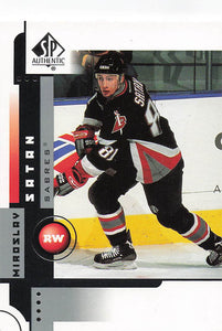 2001-02 SP Authentic Hockey Miroslav Satan #8
