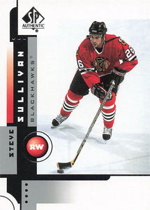 2001-02 SP Authentic Hockey Steve Sullivan #15