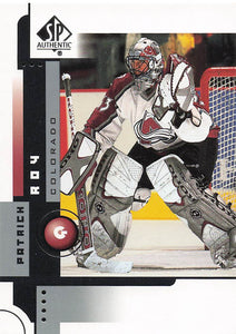 2001-02 SP Authentic Hockey Patrick Roy #18