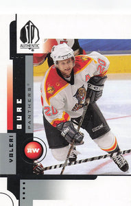 2001-02 SP Authentic Hockey Valeri Bure #36