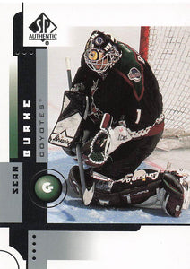 2001-02 SP Authentic Hockey Sean Burke #65