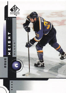 2001-02 SP Authentic Hockey Doug Weight #76