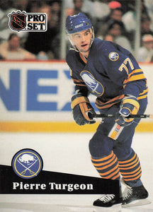 1991-92 Pro Set Hockey Pierre Turgeon #15