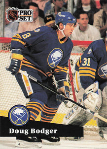1991-92 Pro Set French Hockey Doug Bodger #19