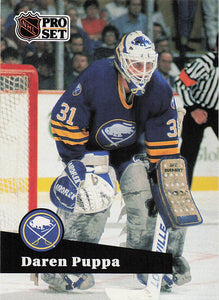 1991-92 Pro Set Hockey Daren Puppa #21