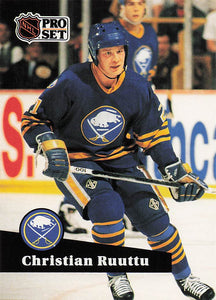 1991-92 Pro Set French Hockey Christian Ruuttu #22