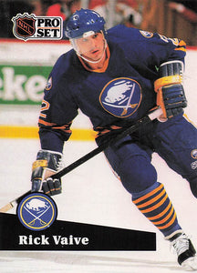 1991-92 Pro Set French Hockey Rick Vaive #26