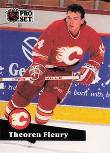 1991-92 Pro Set Hockey Theoren Fleury #AC 20