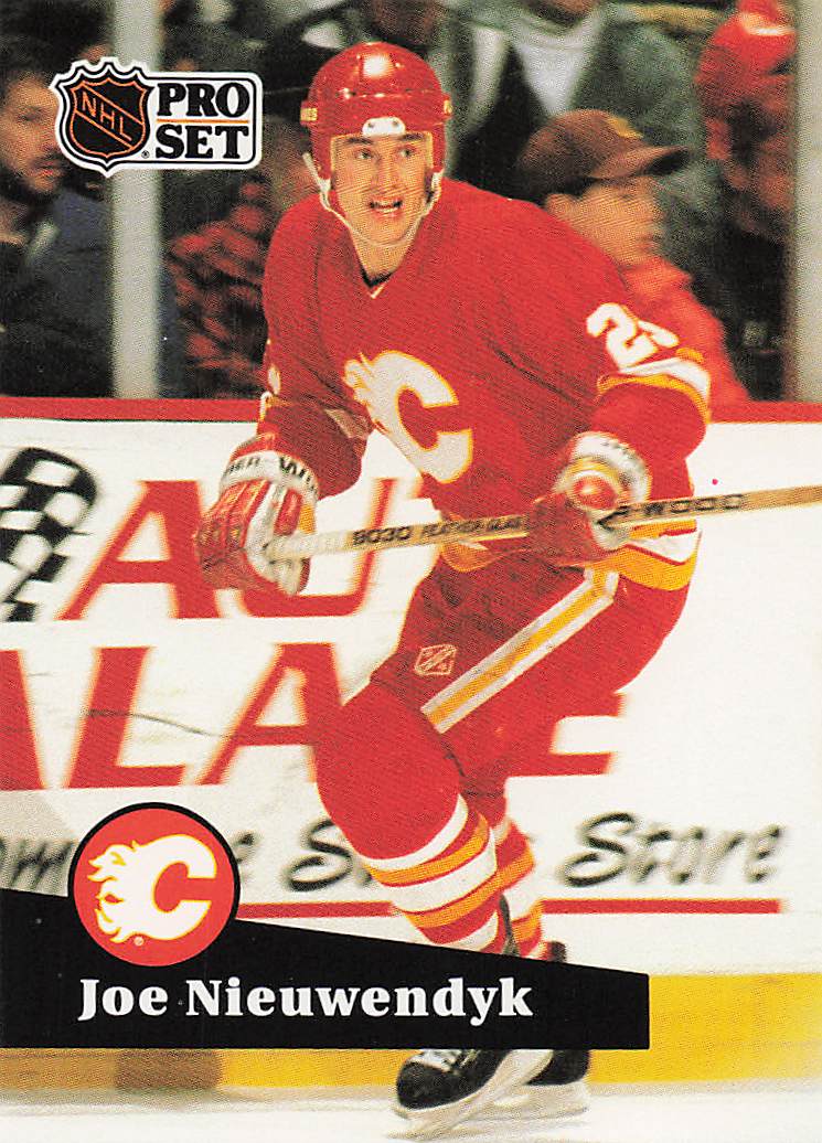 1991-92 Pro Set French Hockey Joe Nieuwendyk #29