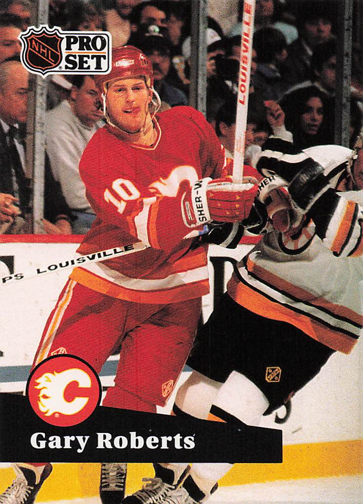 1991-92 Pro Set Hockey Gary Roberts #30