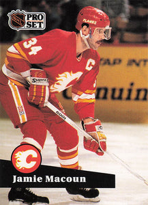 1991-92 Pro Set French Hockey Jamie Macoun #38
