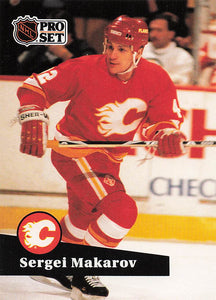 1991-92 Pro Set French Hockey Sergei Makarov #39