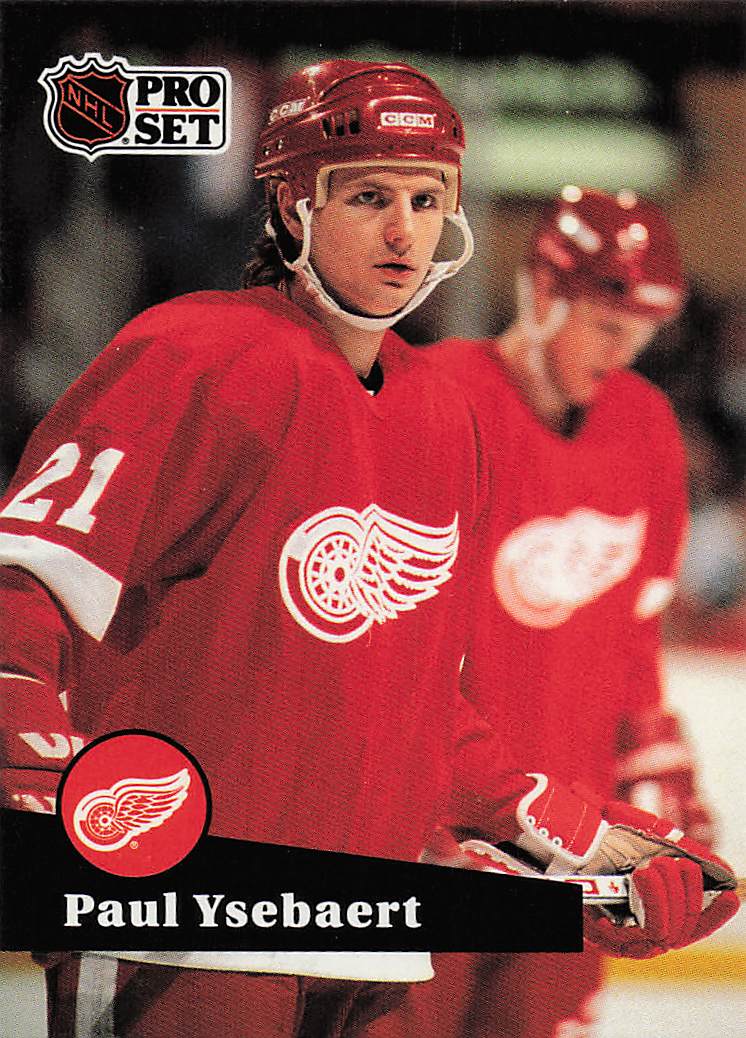1991-92 Pro Set French Hockey Paul Ysebaert #59