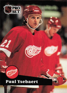 1991-92 Pro Set French Hockey Paul Ysebaert #59