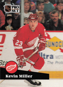 1991-92 Pro Set French Hockey Kevin Miller #60