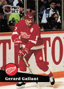 1991-92 Pro Set French Hockey Gerard Gallant #63