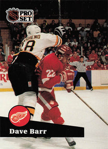 1991-92 Pro Set Hockey Dave Barr #65