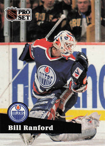 1991-92 Pro Set French Hockey Bill Ranford #70