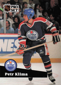 1991-92 Pro Set French Hockey Petr Klima #72