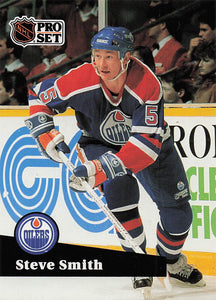 1991-92 Pro Set Hockey Steve Smith #73
