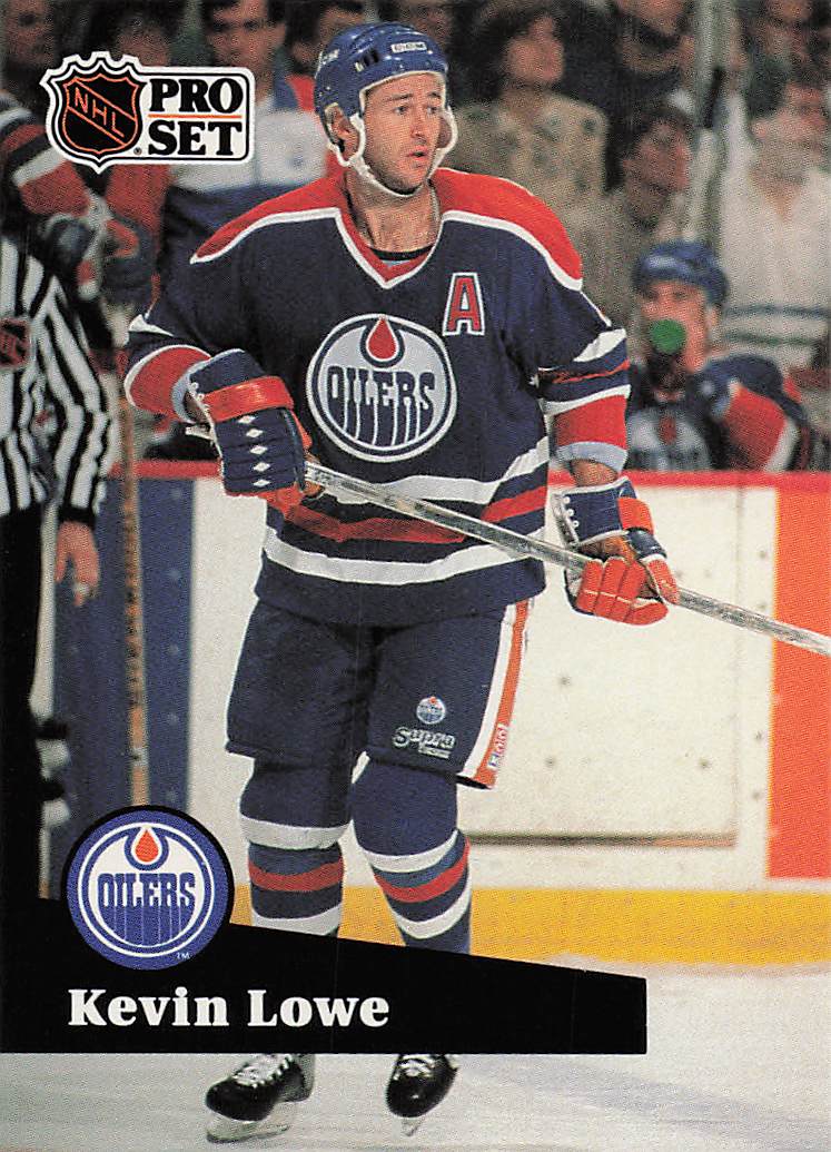 1991-92 Pro Set French Hockey Kevin Lowe #76