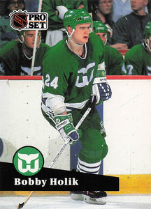 1991-92 Pro Set French Hockey Bobby Holik #79