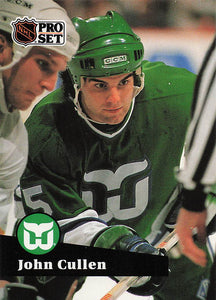 1991-92 Pro Set French Hockey John Cullen #85