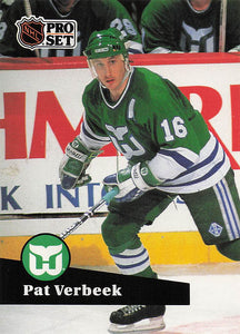 1991-92 Pro Set French Hockey Pat Verbeek #86