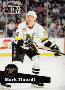 1991-92 Pro Set French Hockey Mark Tinordi #107