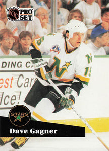 1991-92 Pro Set French Hockey Dave Gagner #108
