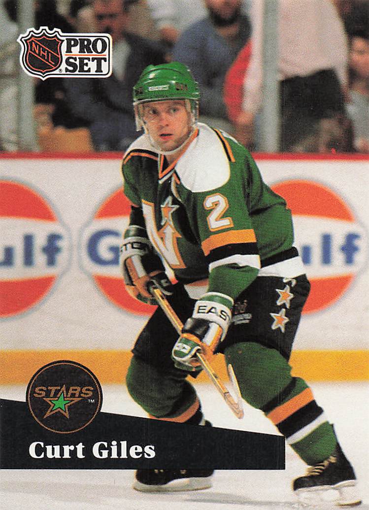 1991-92 Pro Set French Hockey Curt Giles #114
