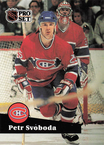 1991-92 Pro Set Hockey Petr Svoboda #123