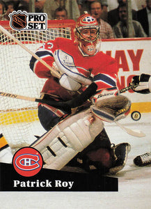 1991-92 Pro Set Hockey Patrick Roy #AC3