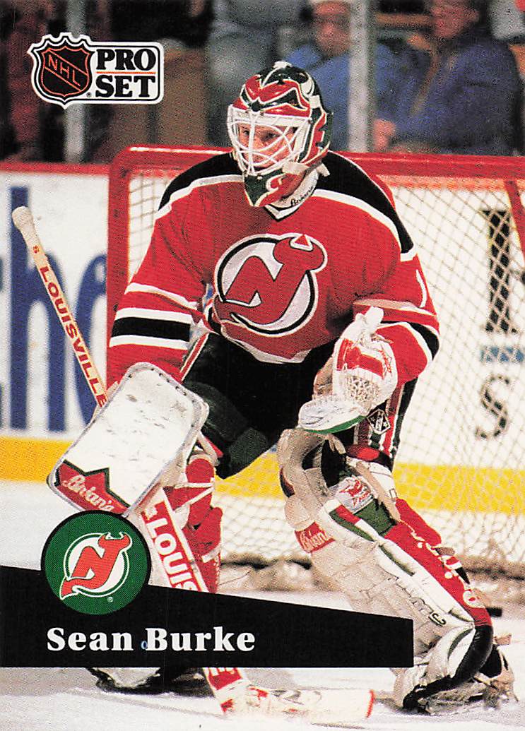 1991-92 Pro Set Hockey Sean Burke #132
