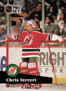 1991-92 Pro Set French Hockey Chris Terreri #137