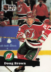1991-92 Pro Set French Hockey Doug Brown #138
