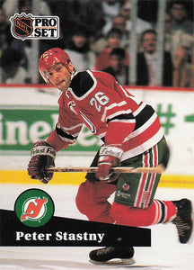 1991-92 Pro Set French Hockey Peter Stastny #143