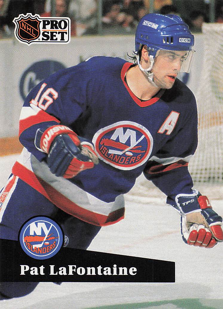 1991-92 Pro Set French Hockey Pat LaFontaine #149