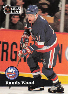 1991-92 Pro Set Hockey Randy Wood #151