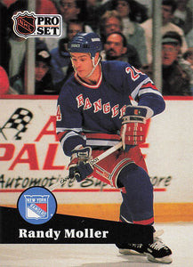 1991-92 Pro Set Hockey Randy Moller #163