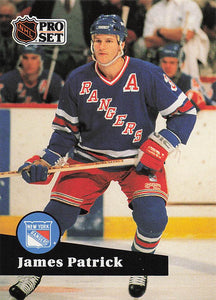 1991-92 Pro Set French Hockey James Patrick #164