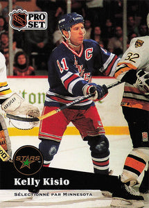 1991-92 Pro Set French Hockey Kelly Kisio #168