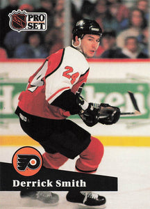 1991-92 Pro Set French Hockey Derrick Smith #174