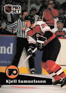 1991-92 Pro Set French Hockey Kjell Samuelsson #181