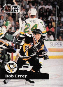 1991-92 Pro Set Hockey Bob Errey #187