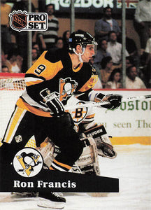 1991-92 Pro Set Hockey Ron Francis #188